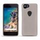 Coque cuir Google Pixel 2 - Taupe innocent