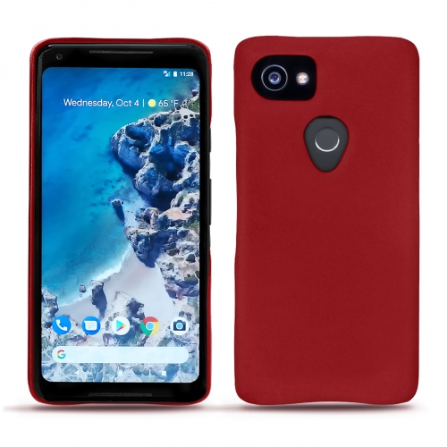 レザーケース Google Pixel 2 XLRouge ( Nappa - Pantone #d50032 ) 