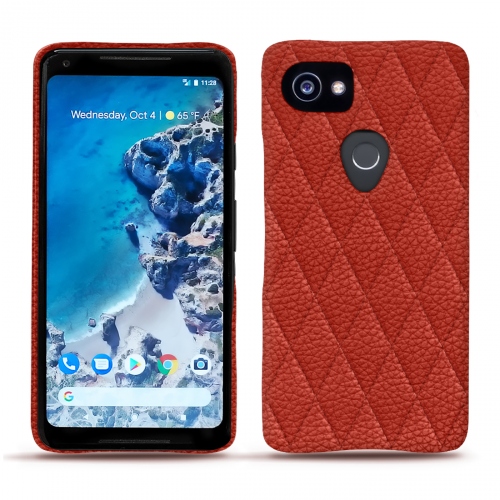 Funda de piel Google Pixel 2 XLPapaye - Couture ( Pantone #b54317 ) 