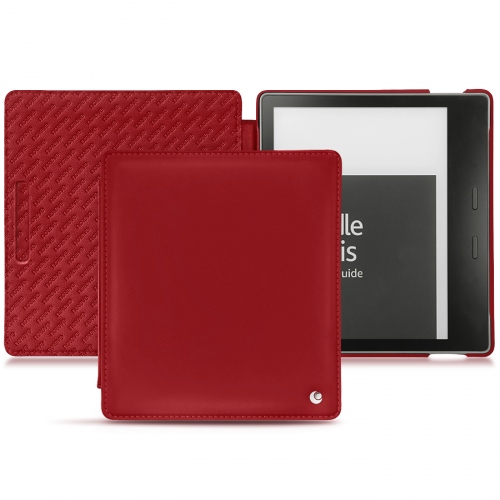 가죽 커버 Amazon Kindle Oasis (2017)Rouge ( Nappa - Pantone #d50032 ) 