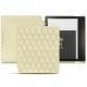Amazon Kindle Oasis (2017) leather case - Ivoire - Couture ( Sleek P C12 - White ) 