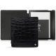 Housse cuir Amazon Kindle Oasis (2017) - Crocodile nero