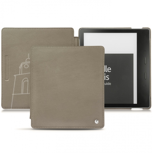 가죽 커버 Amazon Kindle Oasis (2017)Darboun sabla ( Pantone #BCB1A1 )