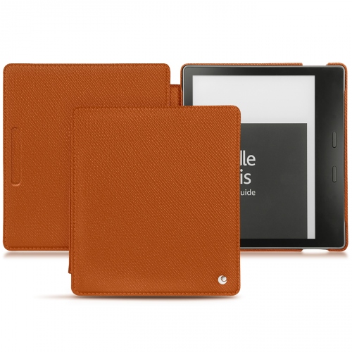 Capa em pele Amazon Kindle Oasis (2017)Orange vibrant ( Pantone #e36b39 ) 