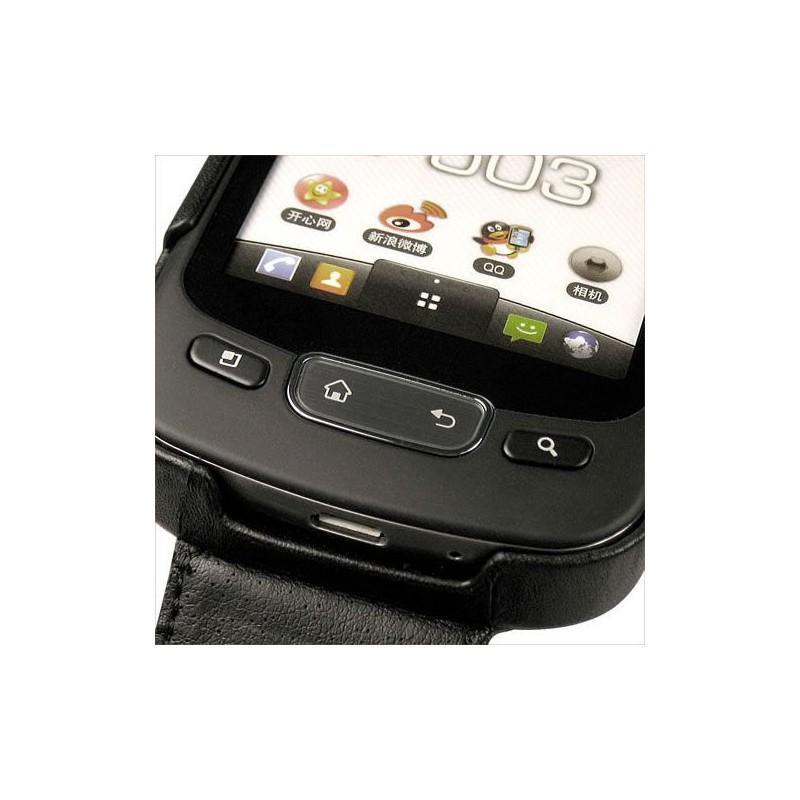 Custodia in pelle LG P500 Optimus One 