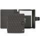 Funda de piel Amazon Kindle Oasis (2017) - Anthracite - Couture ( Pantone 424C ) 