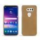 Coque cuir LG V30 - Sable vintage ( Roughtcut - Gaucho#57254 ) 