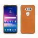 LG V30 leather cover - Mandarine vintage ( Pantone 165C ) 