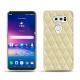Funda de piel LG V30 - Beige - Couture ( Nappa - Pantone 7502C ) 