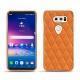 Funda de piel LG V30 - Orange - Couture ( Nappa - Pantone 1495U ) 
