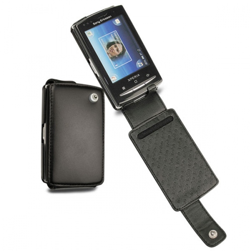 硬质真皮保护套 Sony Ericsson Xperia X10 mini pro 