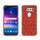 LG V30 leather cover - Arange clouquié - Couture