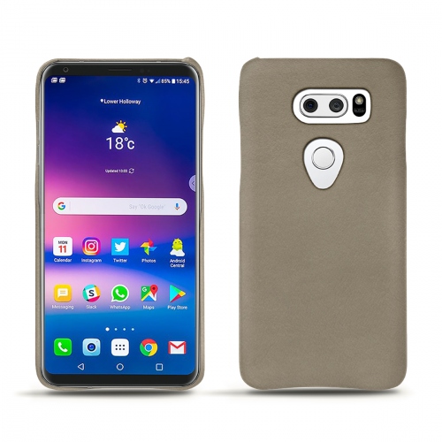 Custodia in pelle LG V30Darboun sabla ( Pantone #BCB1A1 )