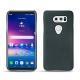 LG V30 leather cover - Blu marino