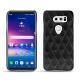 Coque cuir LG V30 - Onyx - Couture
