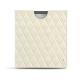 Lederschutzhülle Amazon Kindle Oasis (2017) - Blanc - Couture ( Bologna - White ) 