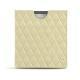 Housse cuir Amazon Kindle Oasis (2017) - Beige - Couture ( Nappa - Pantone 7502C ) 