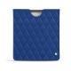 Capa em pele Amazon Kindle Oasis (2017) - Bleu océan - Couture ( Nappa - Pantone 293C ) 