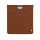 Amazon Kindle Oasis (2017) leather case - Marron - Couture ( Nappa - Pantone 1615C ) 