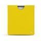 Amazon Kindle Oasis (2017) leather case - Jaune fluo