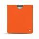 Amazon Kindle Oasis (2017) leather case - Orange fluo
