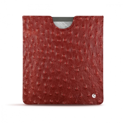 Amazon Kindle Oasis (2017) leather caseAutruche ciliegia ( Pantone #a4343a ) 