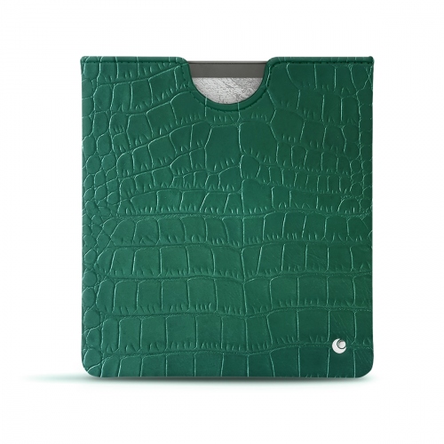 Capa em pele Amazon Kindle Oasis (2017) Crocodile pino ( Pantone #173F35 ) 
