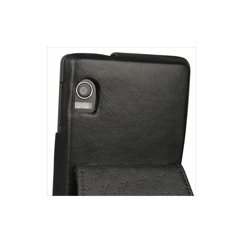 Capa em pele Motorola Droid - Milestone 