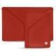 革製クレジットカードケース (3枚) - Papaye ( Pantone 180C ) 