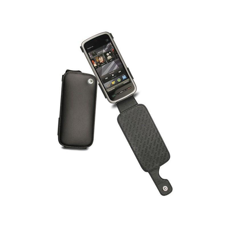 Custodia in pelle Nokia 5230 - 5235 Comes  - Noir ( Nappa - Black ) 