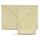 Lederetui für 3 Kreditkarten - Beige PU