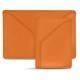 Estuche de piel para 3 tarjetas de crédito - Orange PU