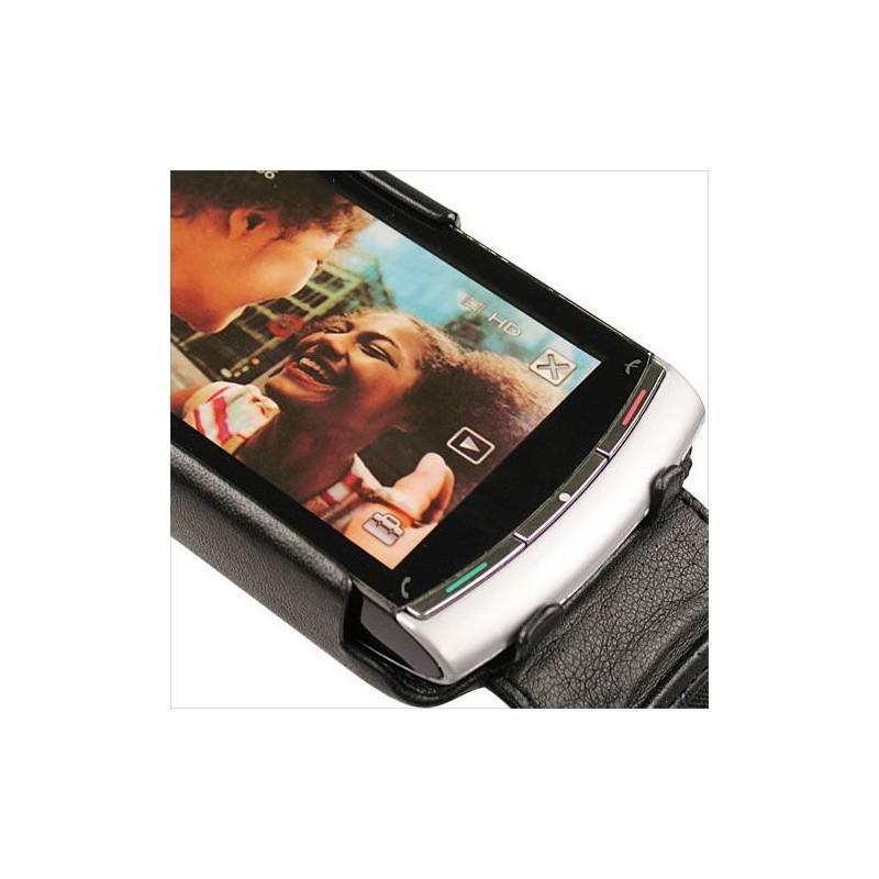 Capa em pele Sony Ericsson Vivaz 