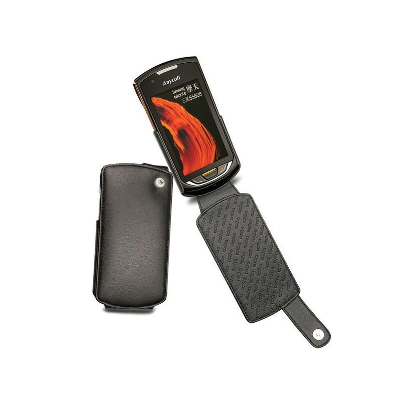 Funda de piel Samsung GT-S5620 Monte  - Noir ( Nappa - Black ) 