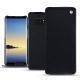 Samsung Galaxy Note8 leather case - Noir élégant