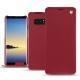 Samsung Galaxy Note8 leather case - Rouge passion