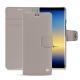 Housse cuir Samsung Galaxy Note8 - Taupe innocent