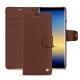 Housse cuir Samsung Galaxy Note8 - Marron délicat