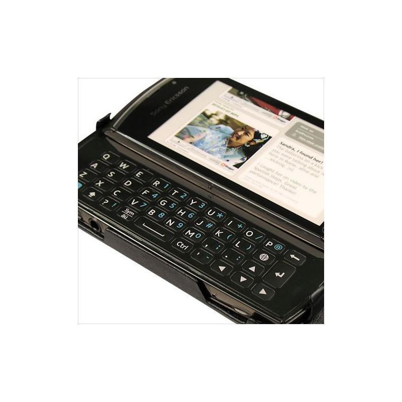 Housse cuir Sony Ericsson Vivaz Pro 