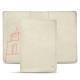 Leather passport case - Blanc escumo