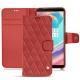 Housse cuir OnePlus 5T - Cerise vintage - Couture