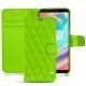 Housse cuir OnePlus 5T - Vert fluo - Couture
