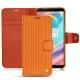硬质真皮保护套 OnePlus 5T - Abaca arancio