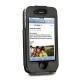 가죽 커버 Apple iPhone 4 - Noir ( Nappa - Black ) 