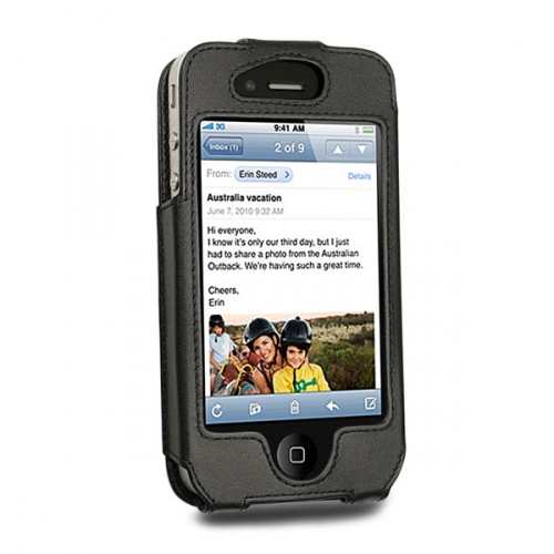 Housse cuir Apple iPhone 4