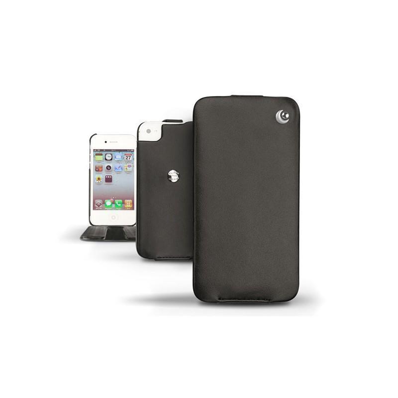 Housse cuir Apple iPhone 4  - Noir ( Nappa - Black ) 