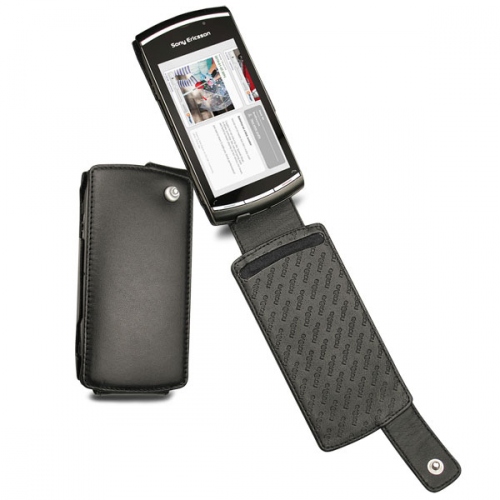 Funda de piel Sony Ericsson Vivaz Pro 