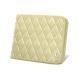 Porta carte e banconote - Beige - Couture ( Nappa - Pantone 7502C ) 