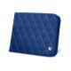 Kartenetui und Scheintasche - Bleu océan - Couture ( Nappa - Pantone 293C ) 