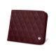Business card wallet - Lie de vin - Couture ( Pantone 5115C ) 